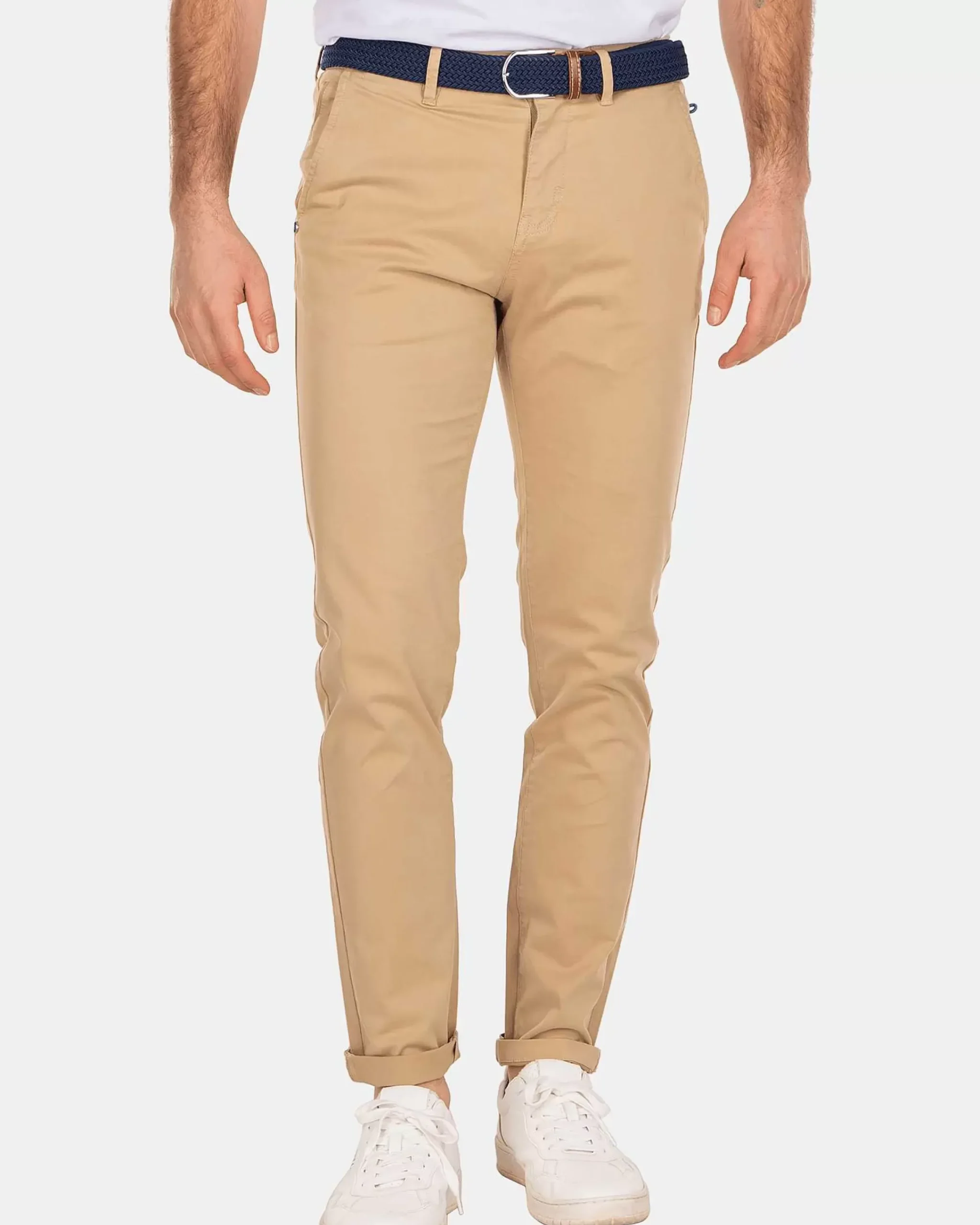 NZA New Zealand Auckland Broeken|Napier Twill Stretch-Light Kaki Bruin