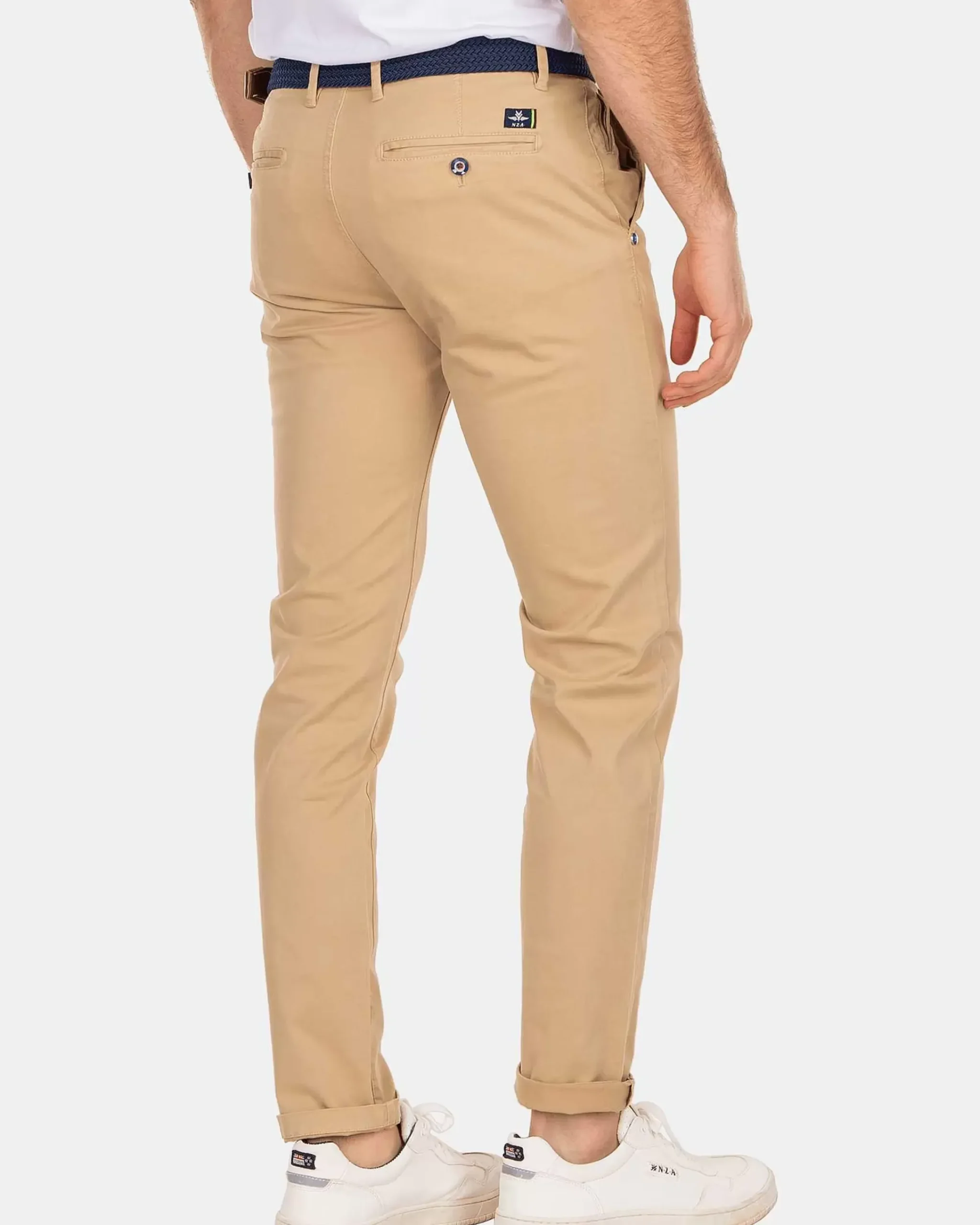 NZA New Zealand Auckland Broeken|Napier Twill Stretch-Light Kaki Bruin