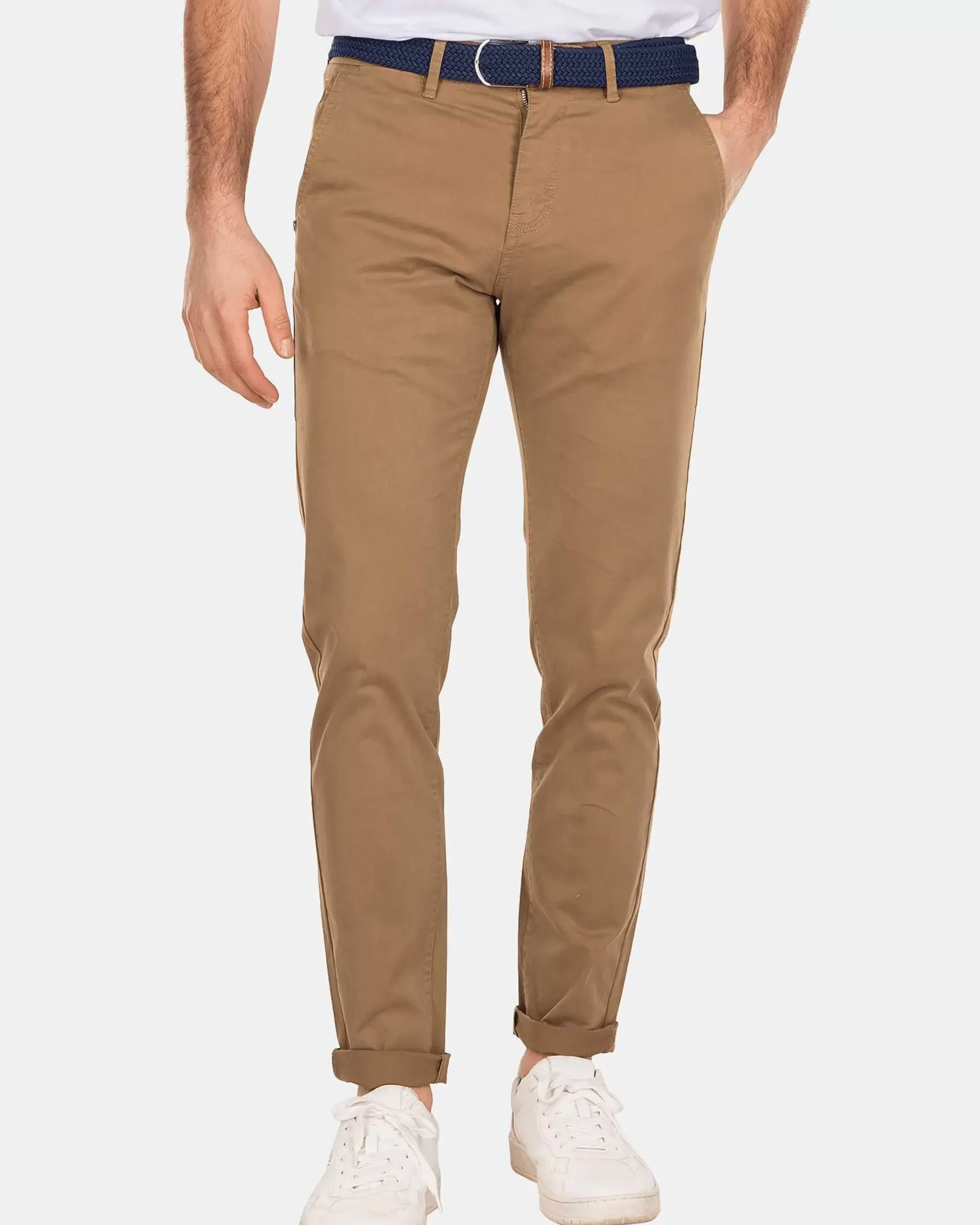NZA New Zealand Auckland Broeken|Napier Twill Stretch-Tobacco Bruin