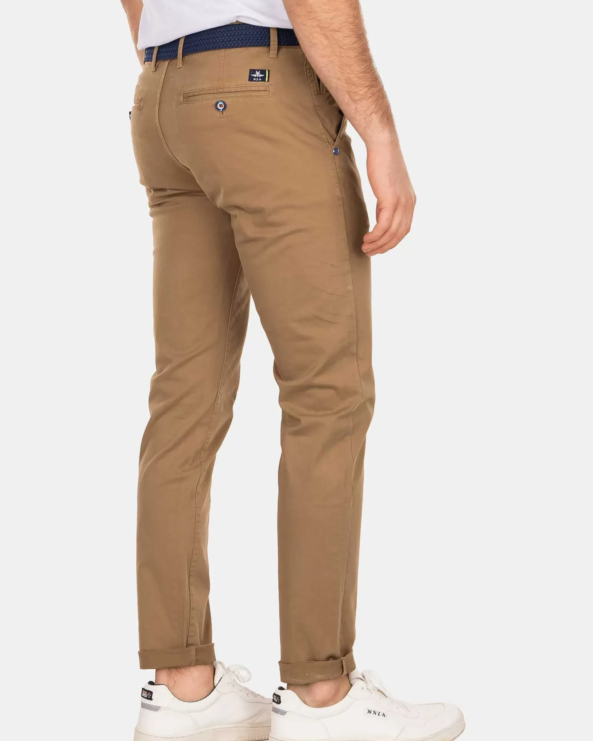 NZA New Zealand Auckland Broeken|Napier Twill Stretch-Tobacco Bruin