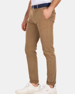 NZA New Zealand Auckland Broeken|Napier Twill Stretch-Tobacco Bruin