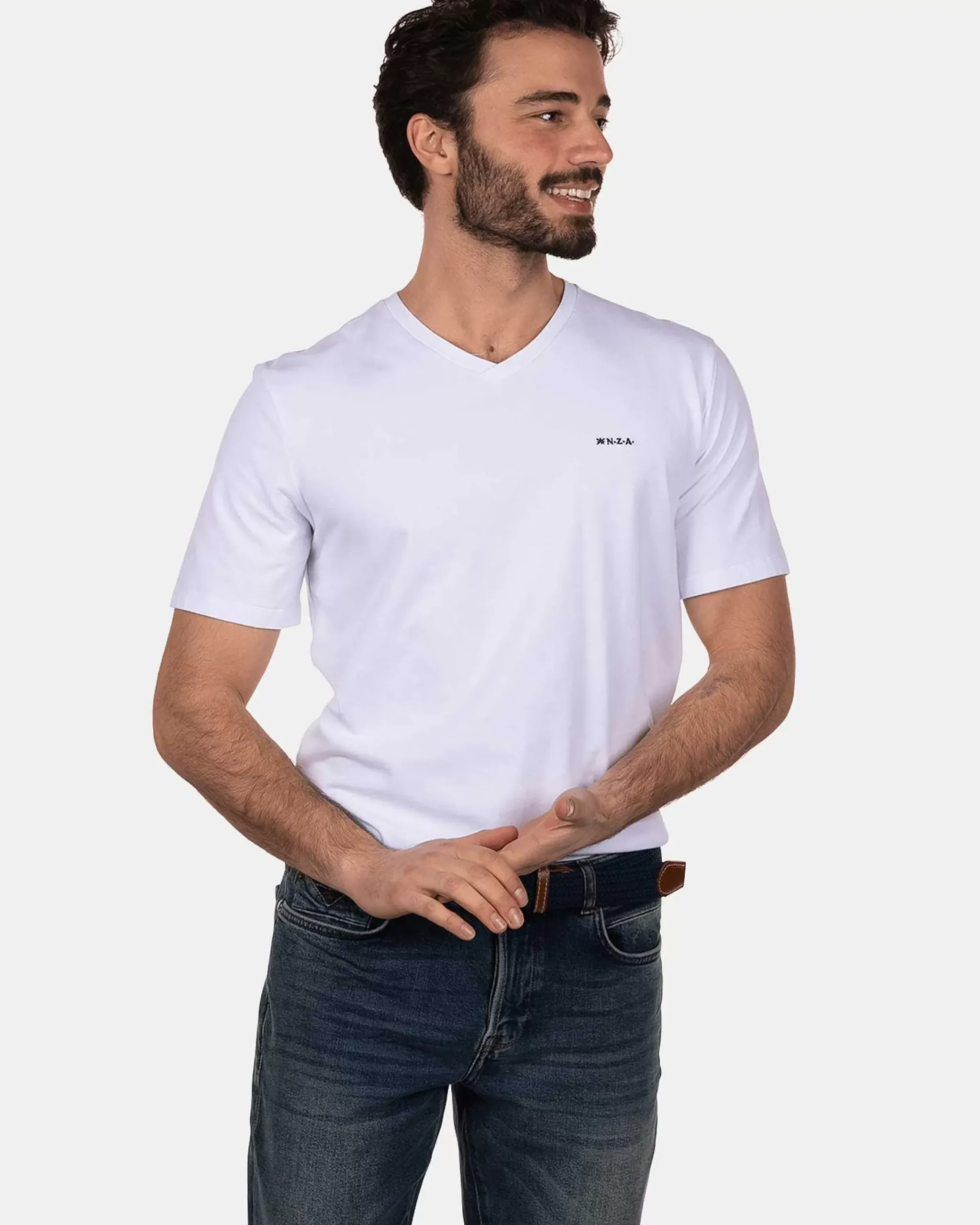 NZA New Zealand Auckland T-Shirts|Ngaroto Wit