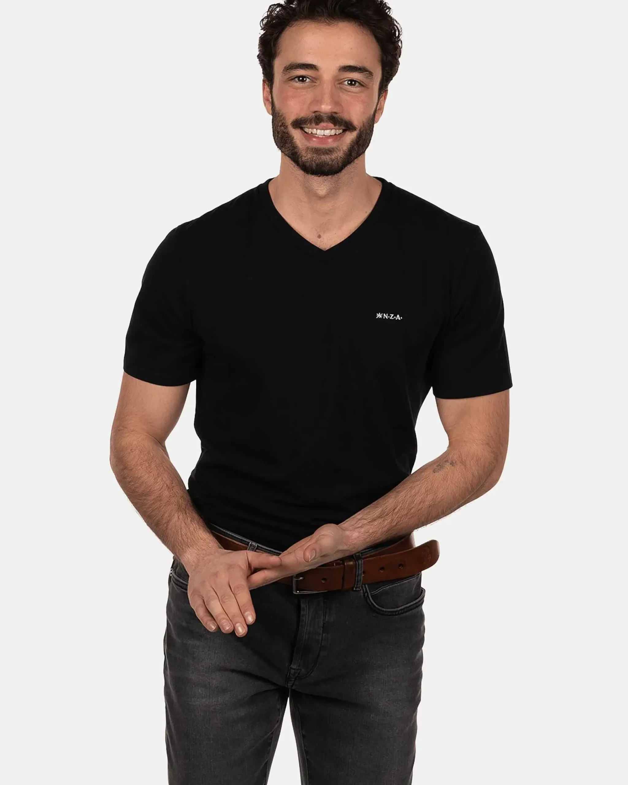 NZA New Zealand Auckland T-Shirts|Ngaroto Zwart
