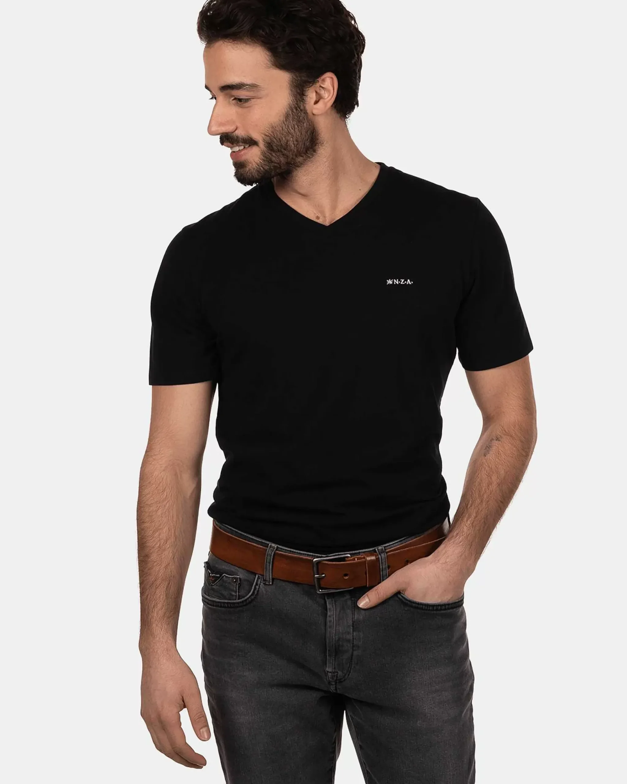 NZA New Zealand Auckland T-Shirts|Ngaroto Zwart