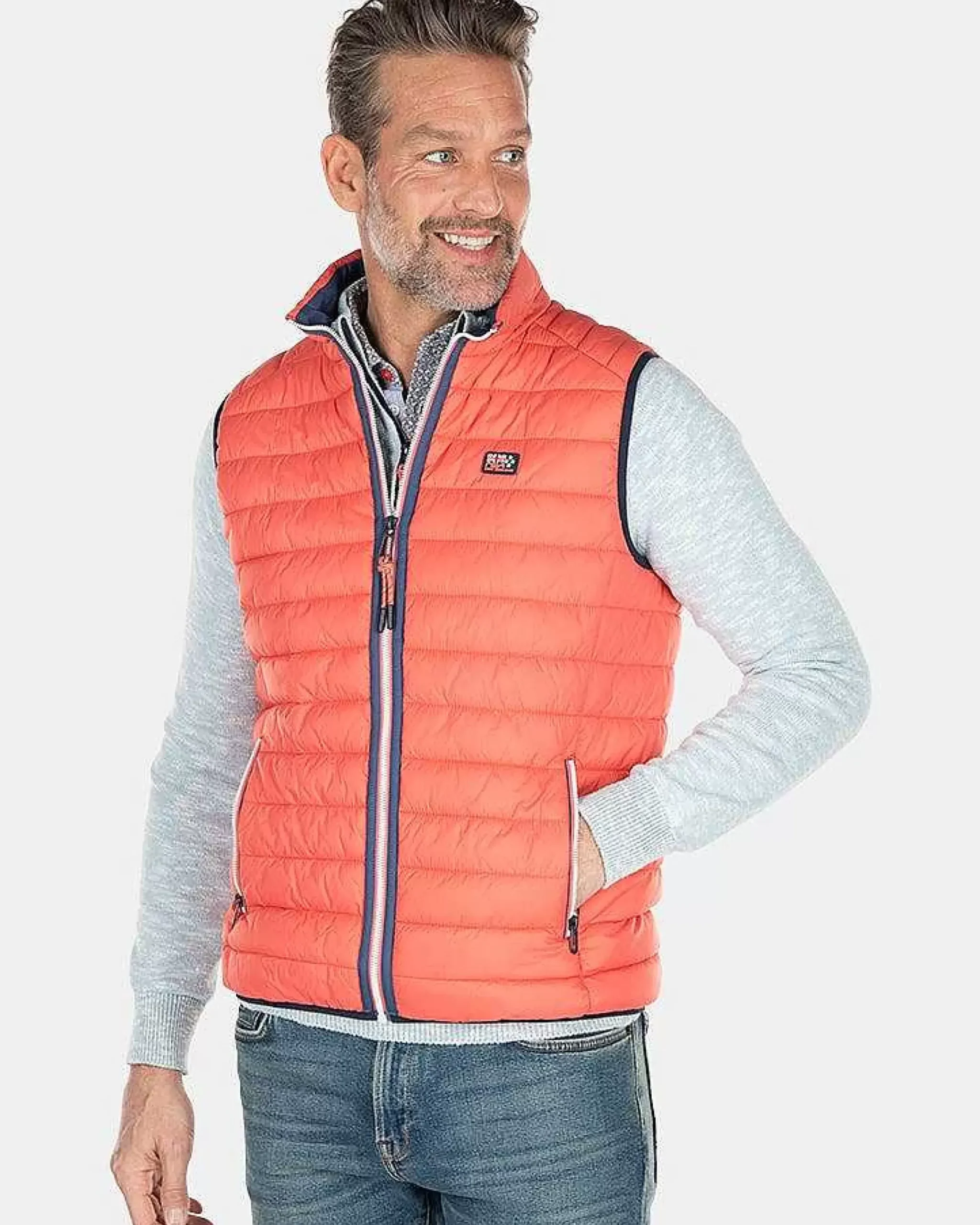 NZA New Zealand Auckland Jassen|Nylon Bodywarmer-Golden Orange
