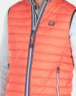 NZA New Zealand Auckland Jassen|Nylon Bodywarmer-Golden Orange