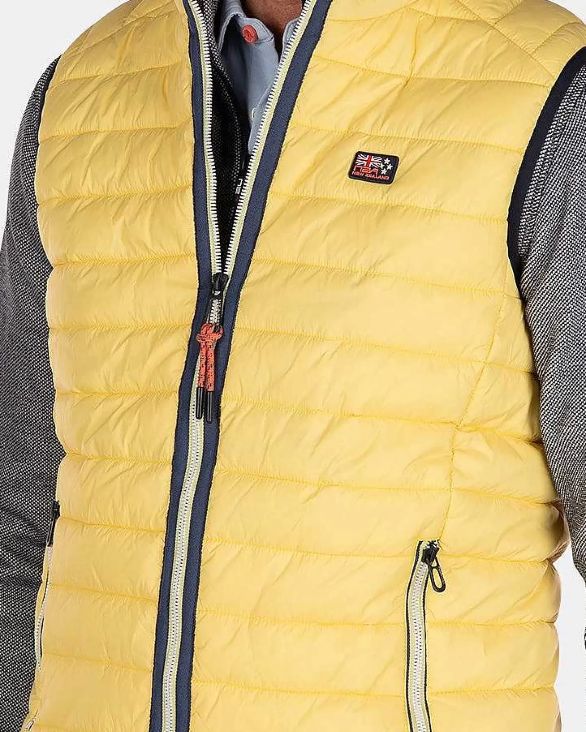 NZA New Zealand Auckland Jassen|Nylon Bodywarmer-Iguana Yellow