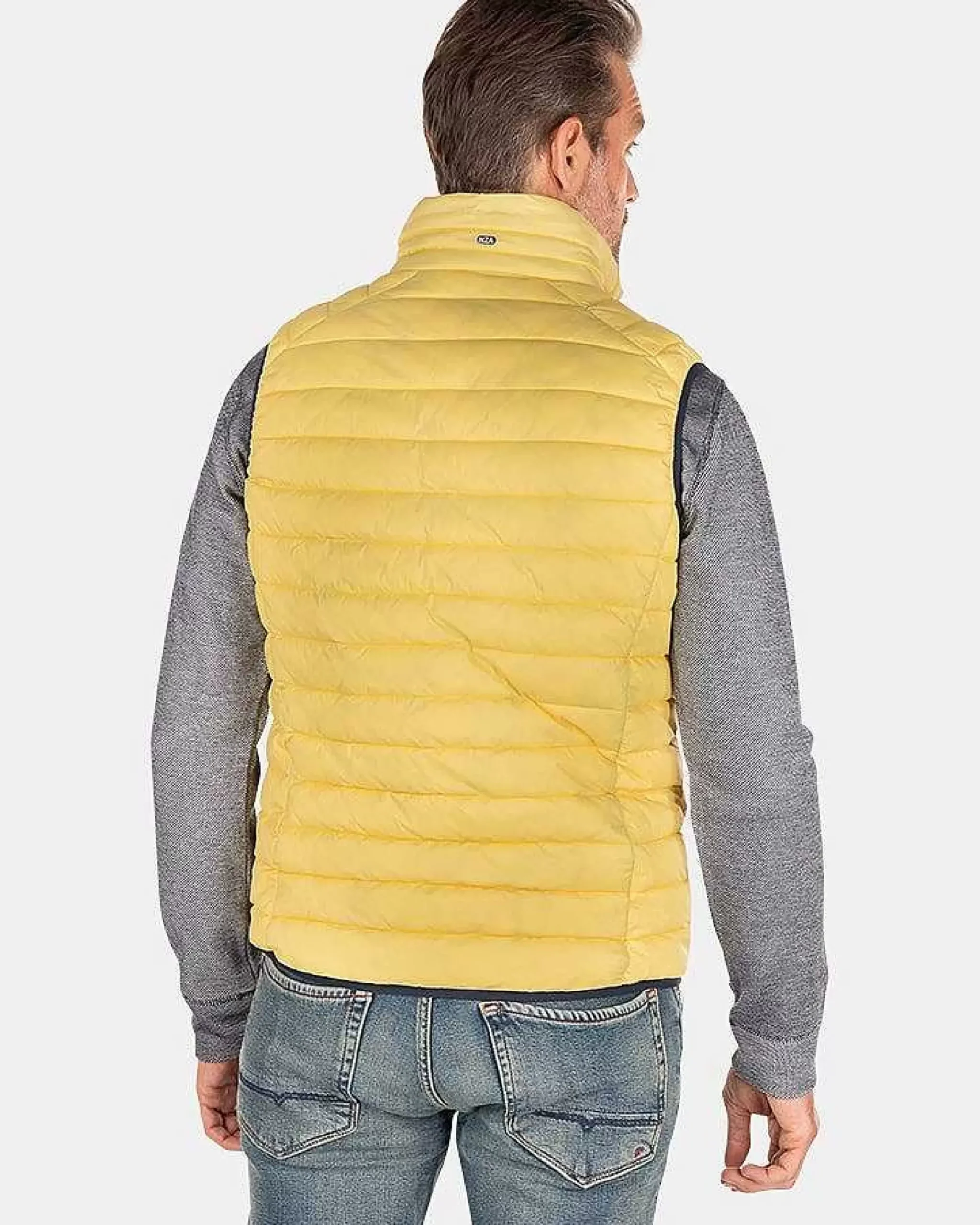 NZA New Zealand Auckland Jassen|Nylon Bodywarmer-Iguana Yellow