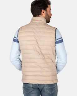 NZA New Zealand Auckland Jassen|Nylon Bodywarmer-Shimmering Sand