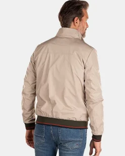 NZA New Zealand Auckland Jassen|Nylon Bomberjack-Shimmering Sand