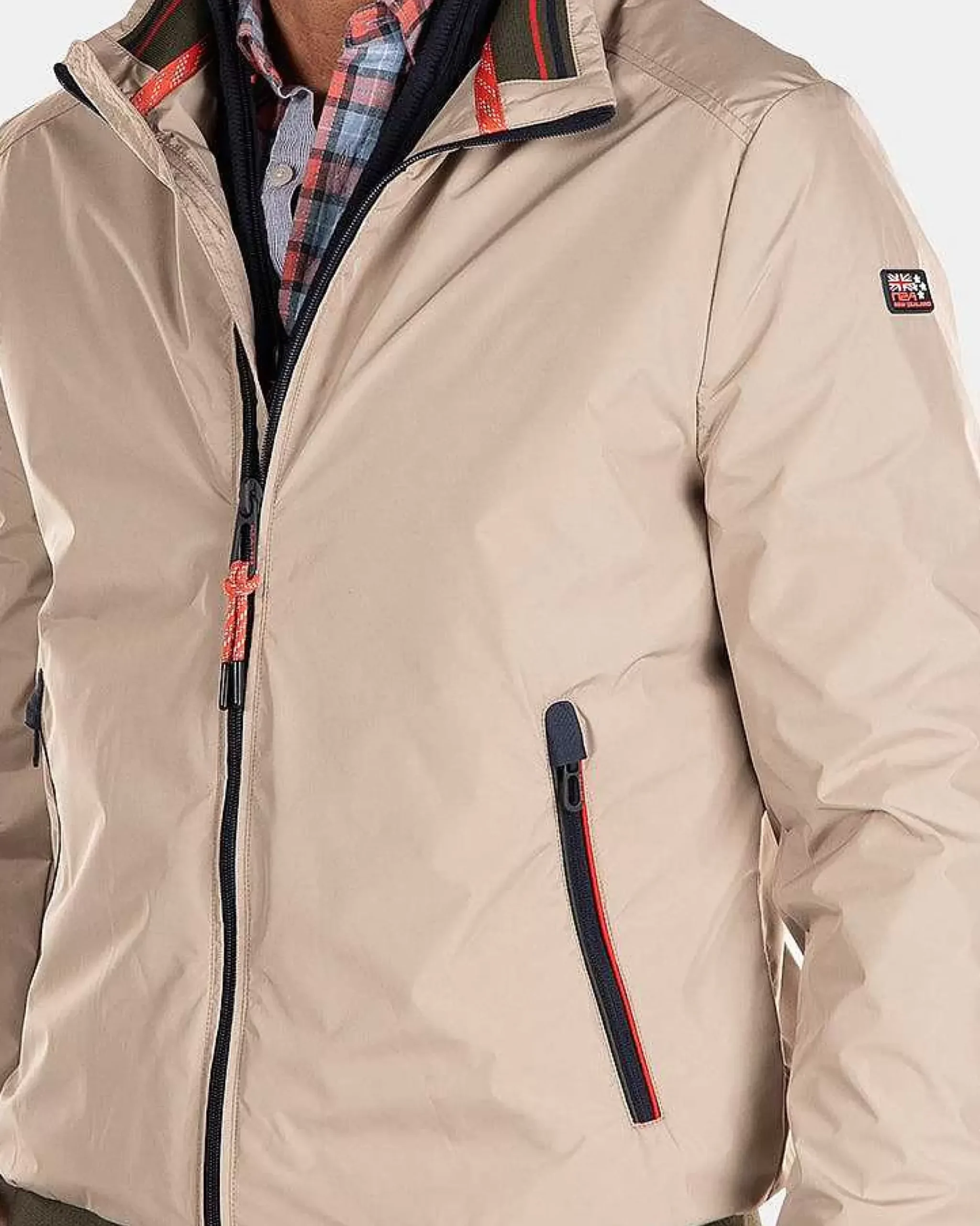 NZA New Zealand Auckland Jassen|Nylon Bomberjack-Shimmering Sand