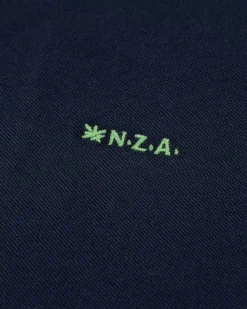 NZA New Zealand Auckland Polo-Shirts|Nza Heritage Cotton Polo Shirt-Key Navy