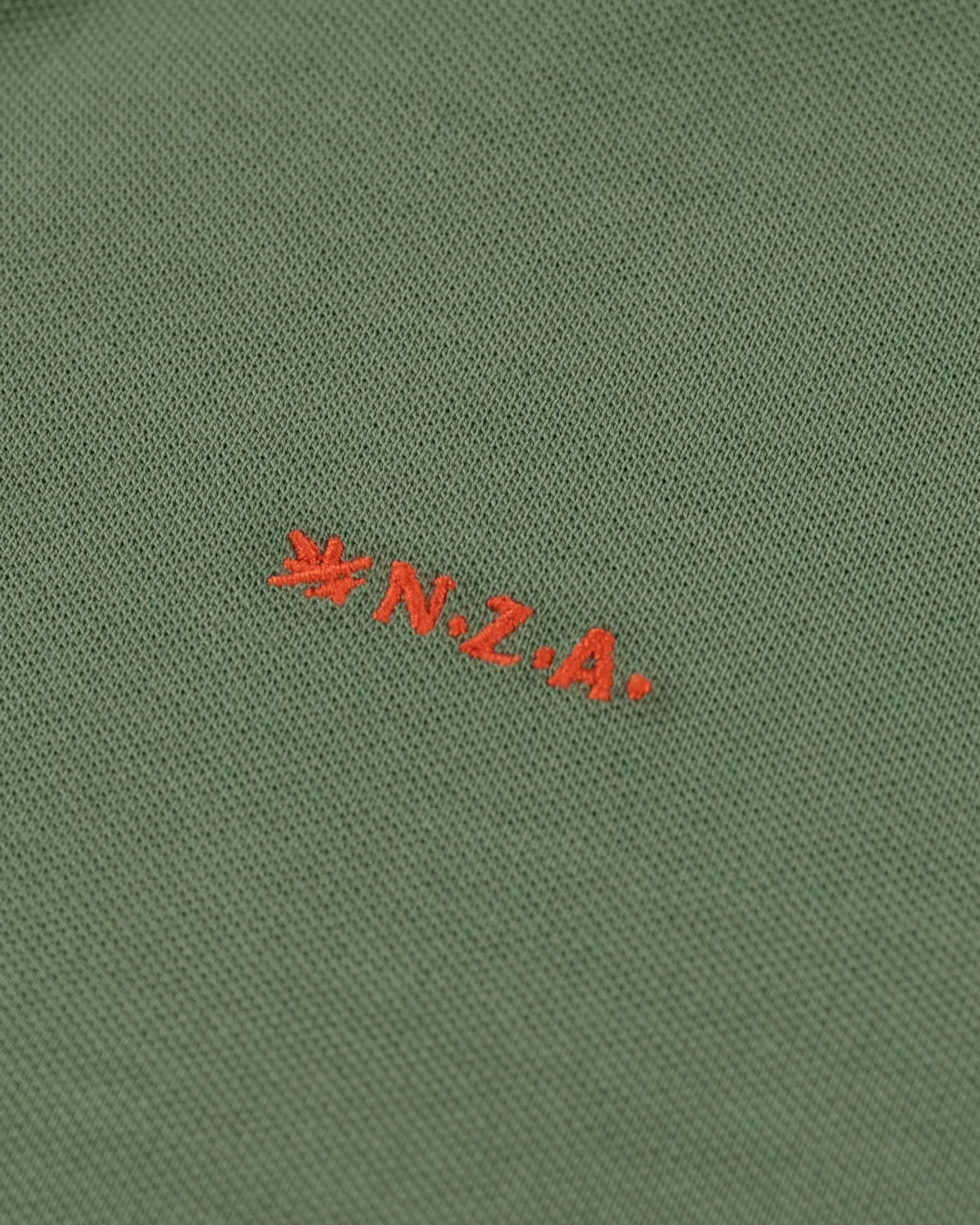 NZA New Zealand Auckland Polo-Shirts|Nza Heritage Polo Shirt-Active Army