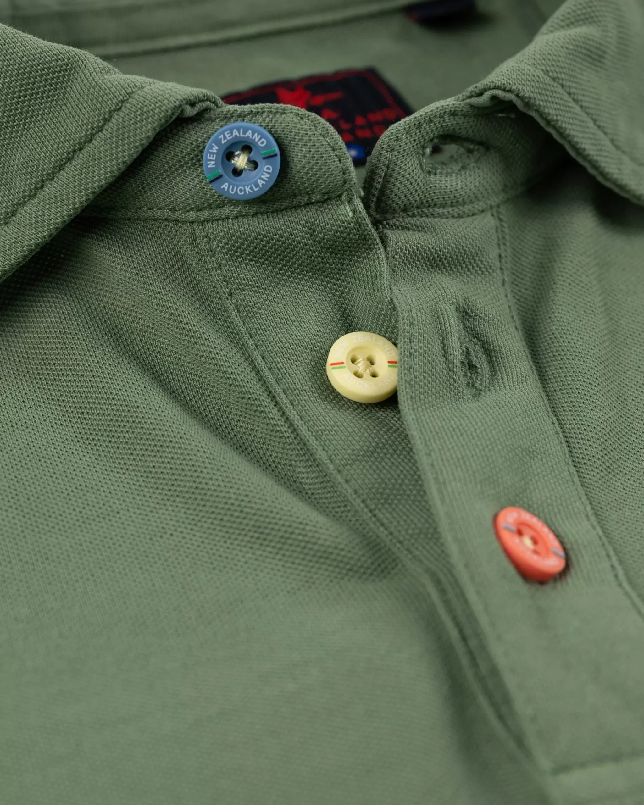 NZA New Zealand Auckland Polo-Shirts|Nza Heritage Polo Shirt-Active Army