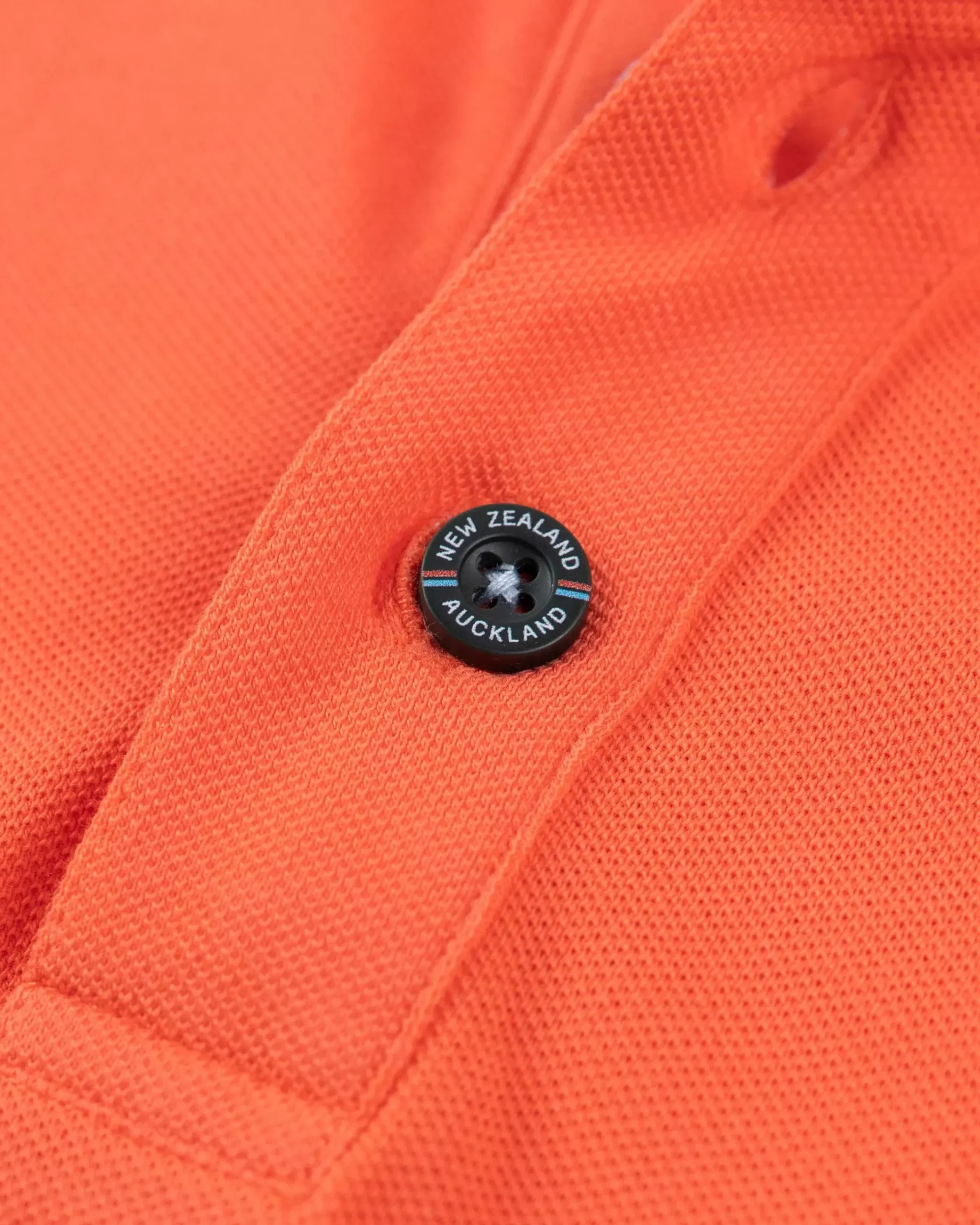 NZA New Zealand Auckland Polo-Shirts|Nza Heritage Polo Shirt-Burned Orange