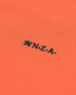 NZA New Zealand Auckland Polo-Shirts|Nza Heritage Polo Shirt-Burned Orange