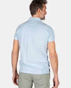 NZA New Zealand Auckland Polo-Shirts|Plain Cotton Polo-Rhythm Blue