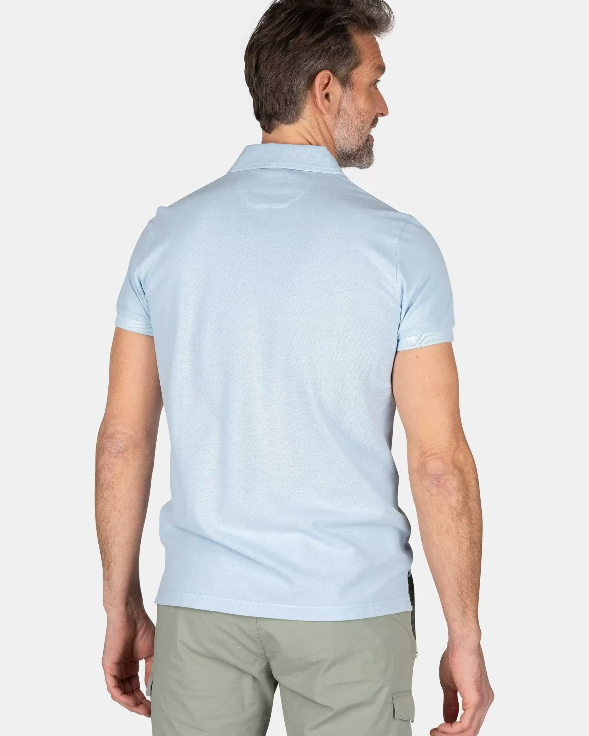NZA New Zealand Auckland Polo-Shirts|Plain Cotton Polo-Rhythm Blue
