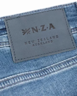 NZA New Zealand Auckland Broeken|5-Pocket Spijkerbroek Met Stretch-Original Blue