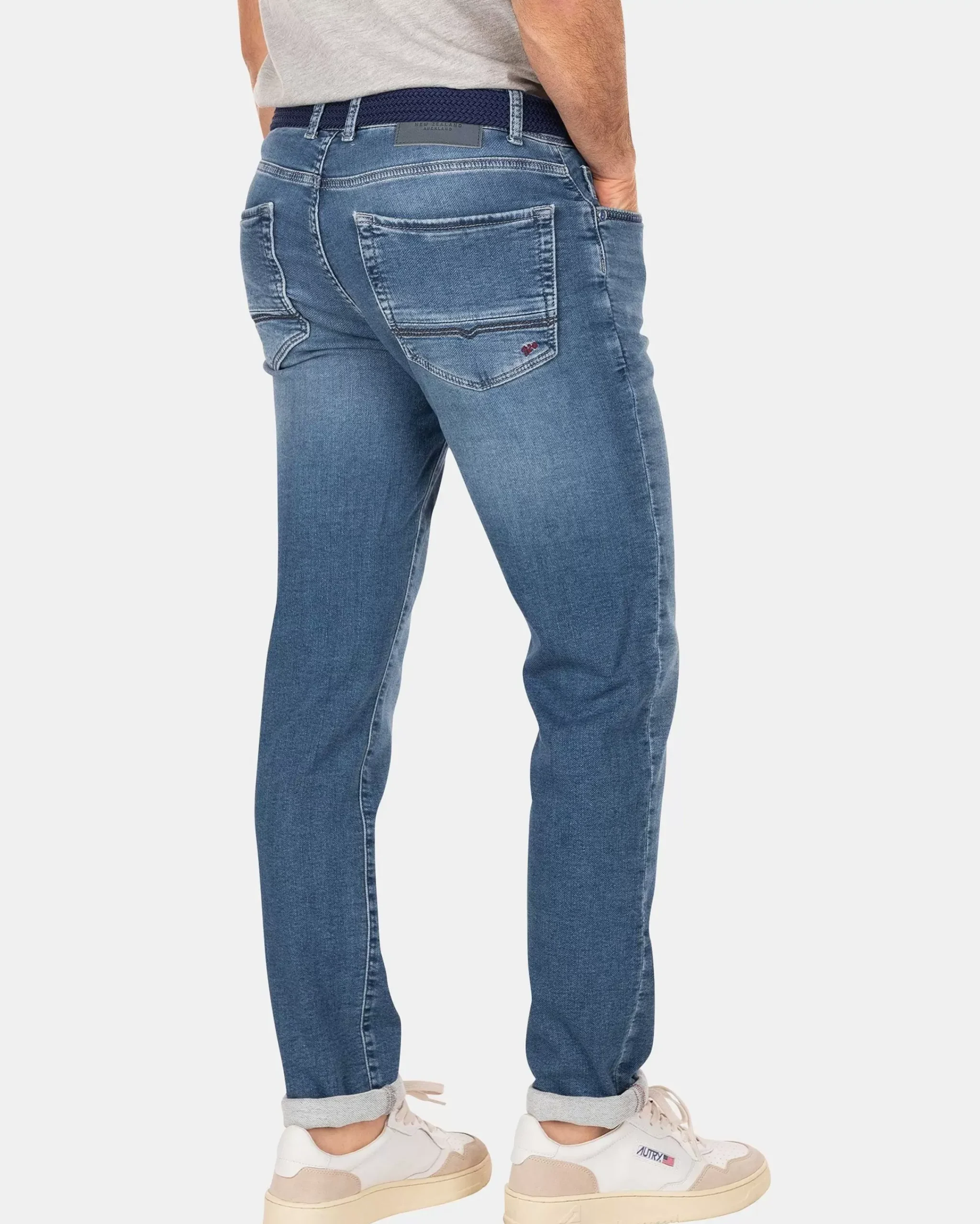 NZA New Zealand Auckland Broeken|5-Pocket Spijkerbroek Met Stretch-Original Blue