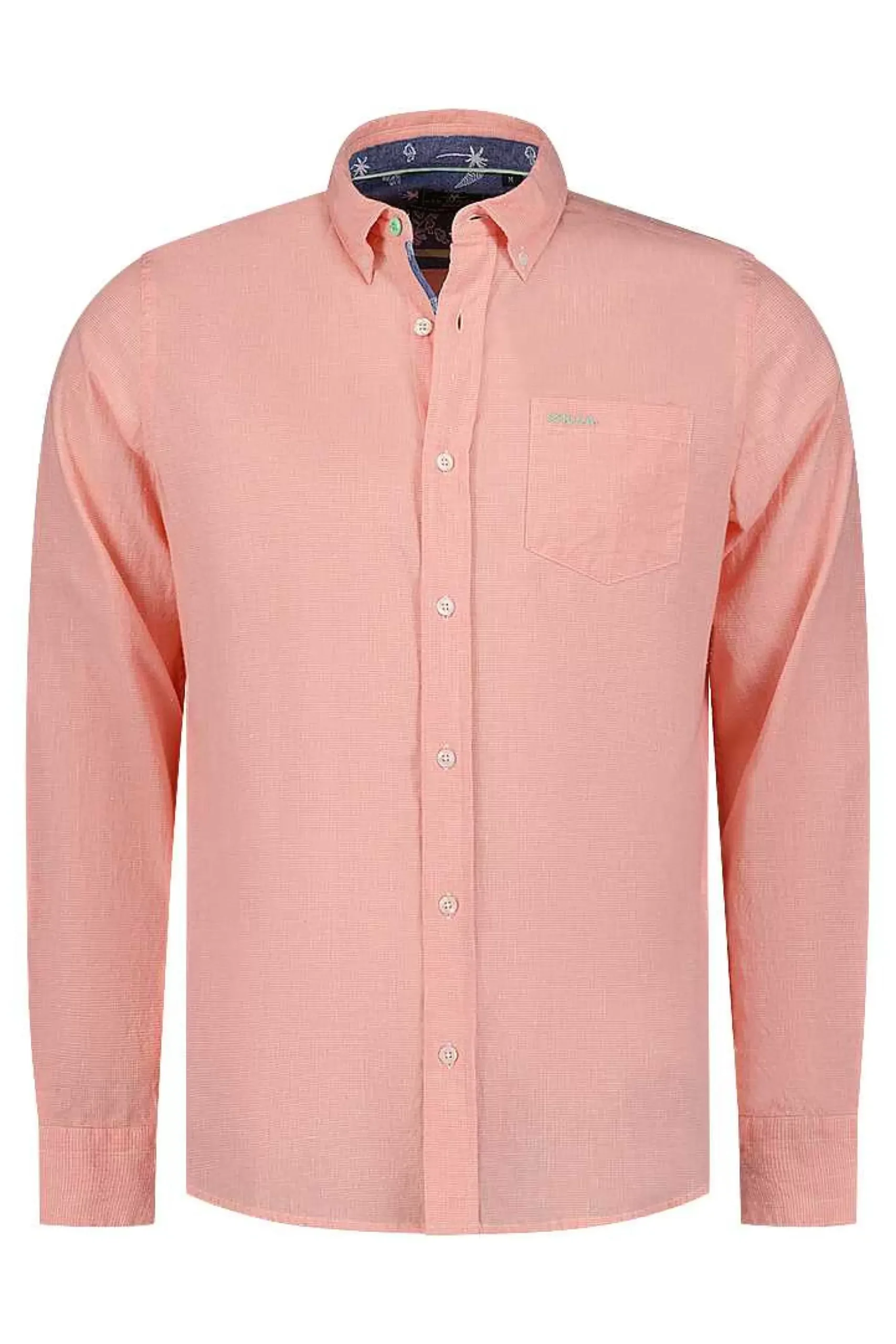 NZA New Zealand Auckland Overhemden|Roze Overhemd Met Lange Mouw-Fury Pink