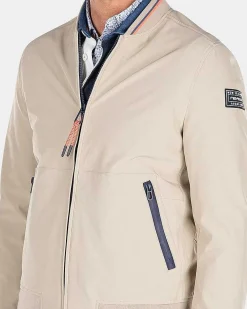 NZA New Zealand Auckland Jassen|Softshell Bomberjack-Shimmering Sand