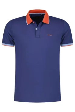 NZA New Zealand Auckland Polo-Shirts|Sportieve Effen Polo-Dusk Navy