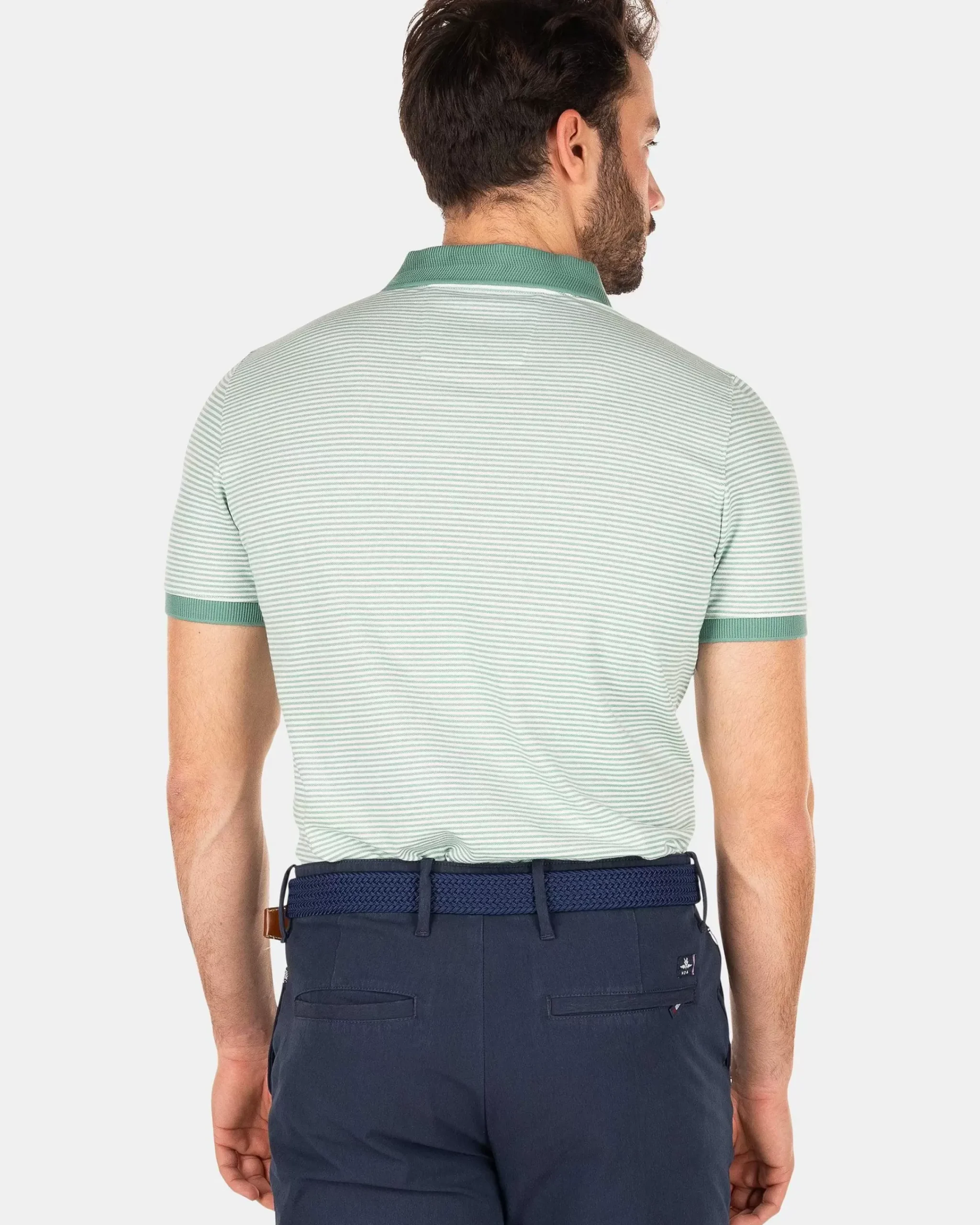 NZA New Zealand Auckland Polo-Shirts|Stretch Polo Met Korte Mouw-Amazon Green