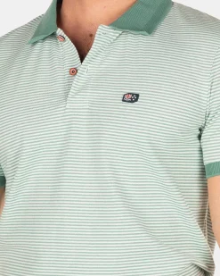 NZA New Zealand Auckland Polo-Shirts|Stretch Polo Met Korte Mouw-Amazon Green