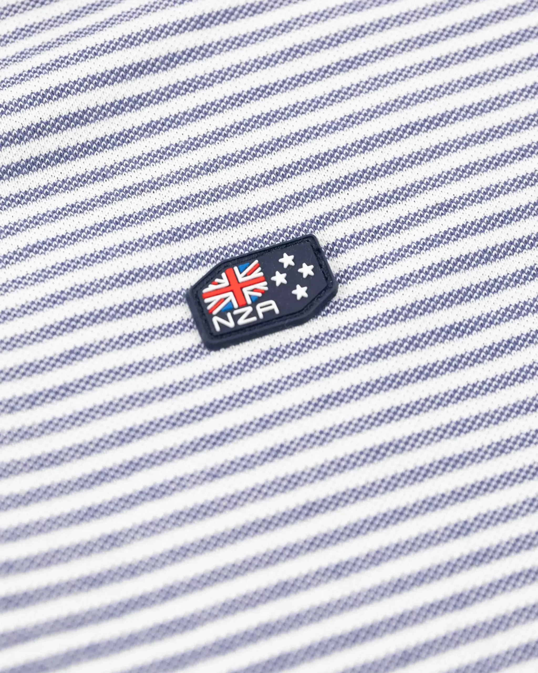 NZA New Zealand Auckland Polo-Shirts|Stretch Polo Met Korte Mouw-Dusk Navy