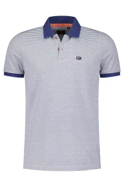 NZA New Zealand Auckland Polo-Shirts|Stretch Polo Met Korte Mouw-Dusk Navy