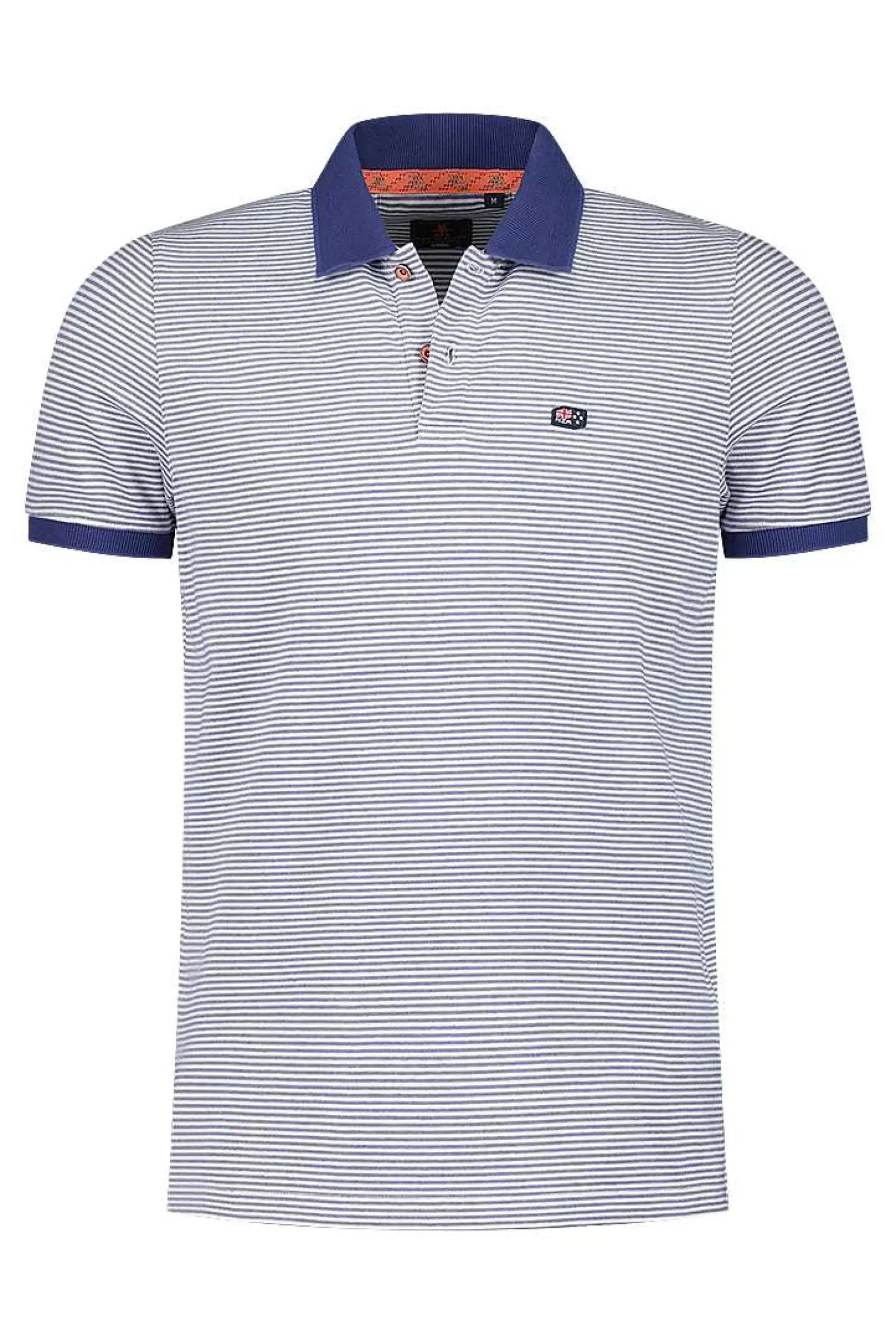NZA New Zealand Auckland Polo-Shirts|Stretch Polo Met Korte Mouw-Dusk Navy
