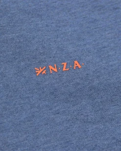 NZA New Zealand Auckland Polo-Shirts|Stretch Polo Met Lange Mouw-Dusk Navy