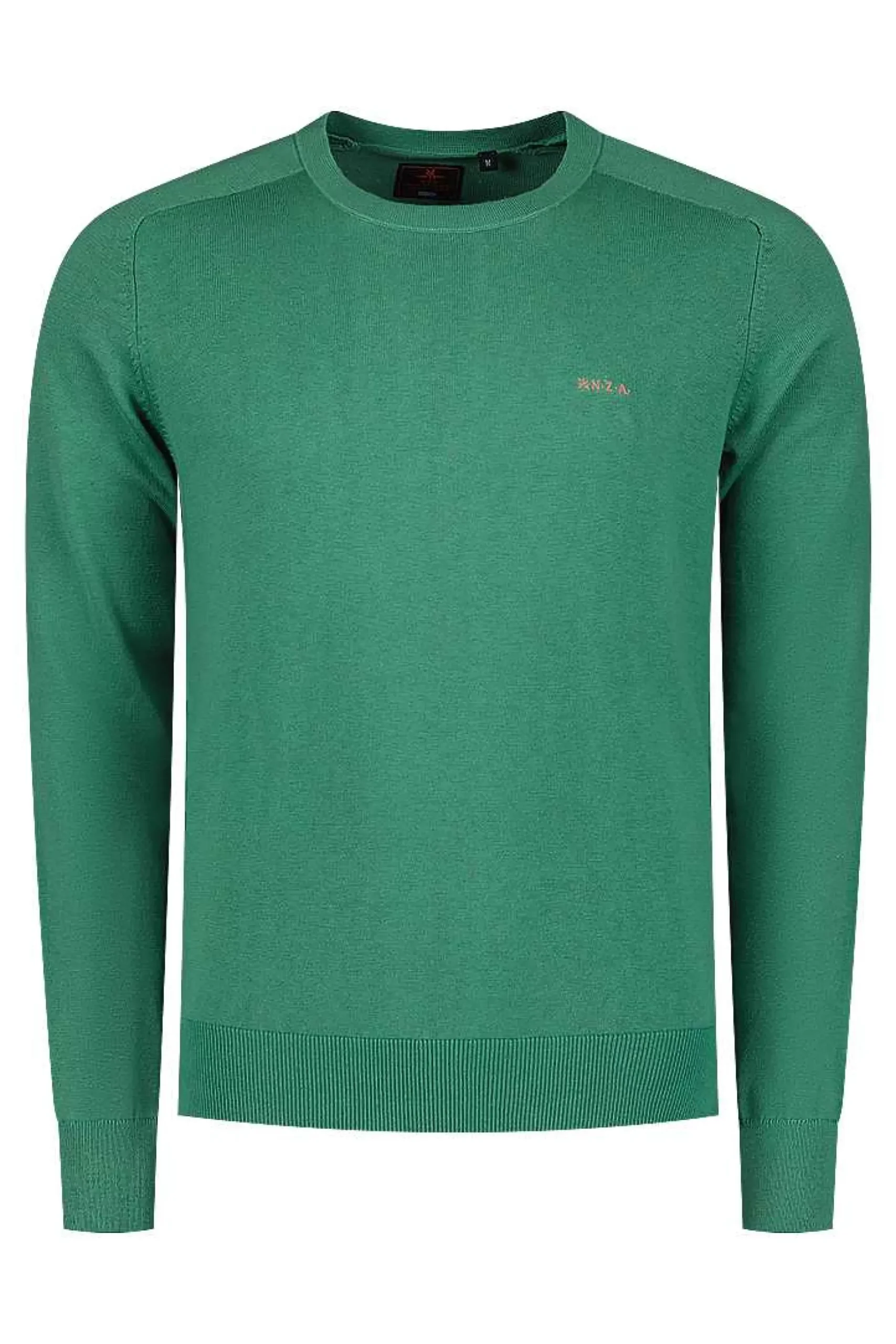 NZA New Zealand Auckland Truien|Trui Met Ronde Hals-Amazon Green