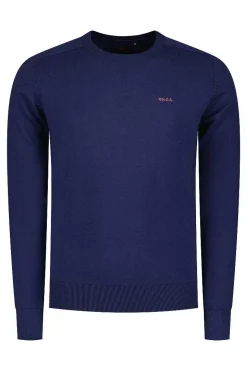 NZA New Zealand Auckland Truien|Trui Met Ronde Hals-Dusk Navy