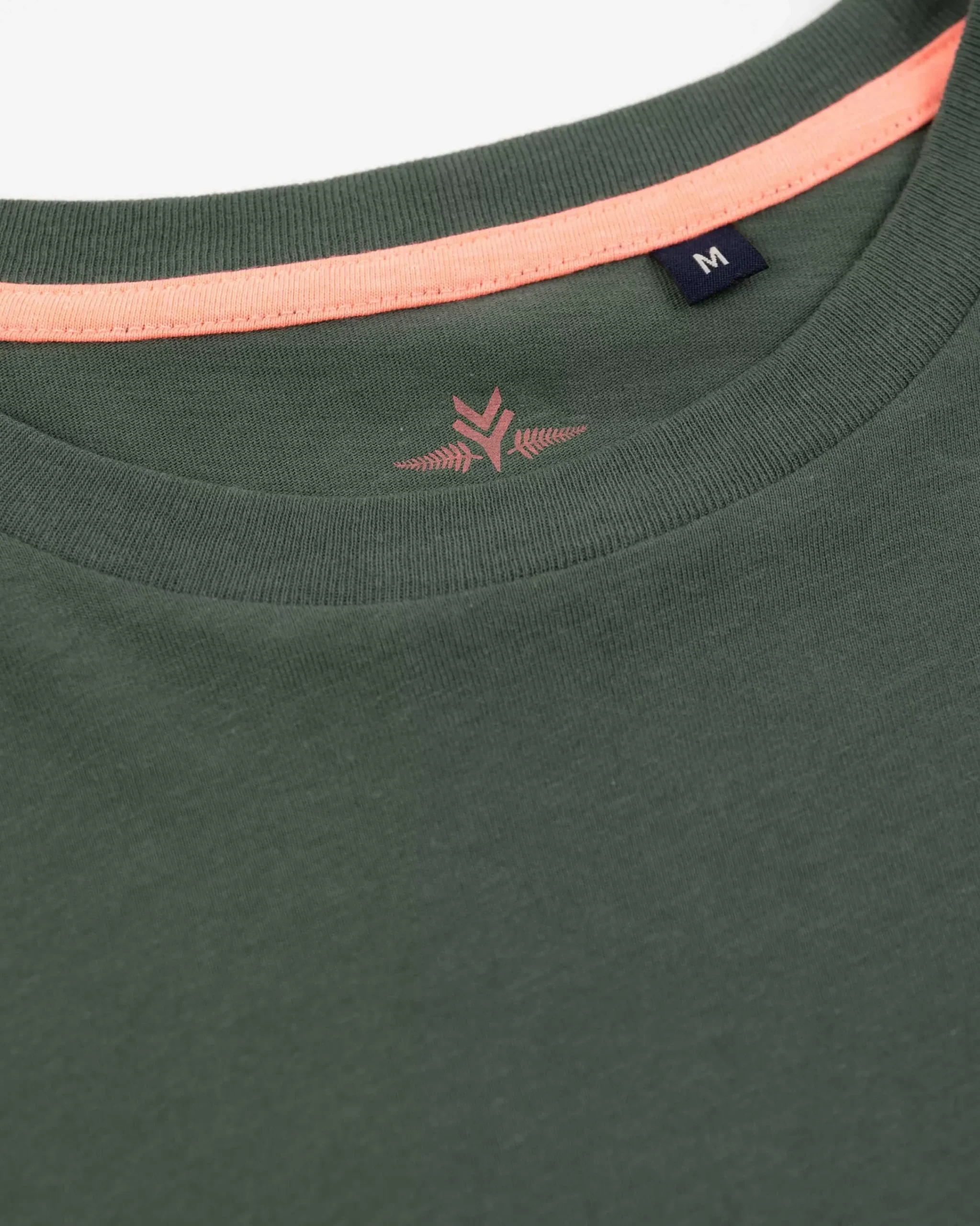 NZA New Zealand Auckland T-Shirts|T-Shirt Met Ronde Hals-Chalk Green