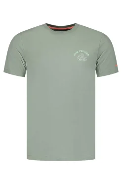 NZA New Zealand Auckland T-Shirts|T-Shirt Met Ronde Hals-Mellow Army