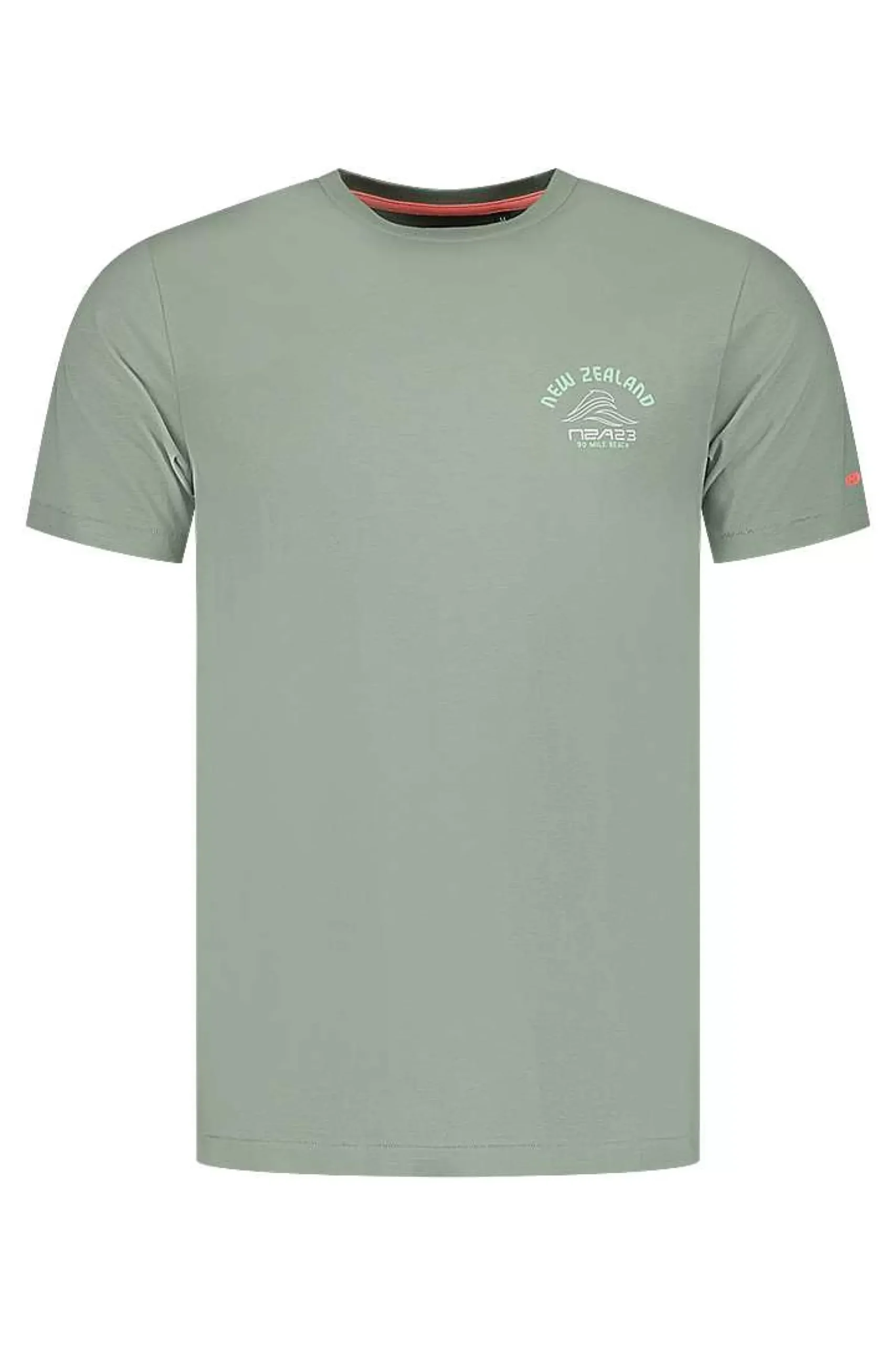NZA New Zealand Auckland T-Shirts|T-Shirt Met Ronde Hals-Mellow Army