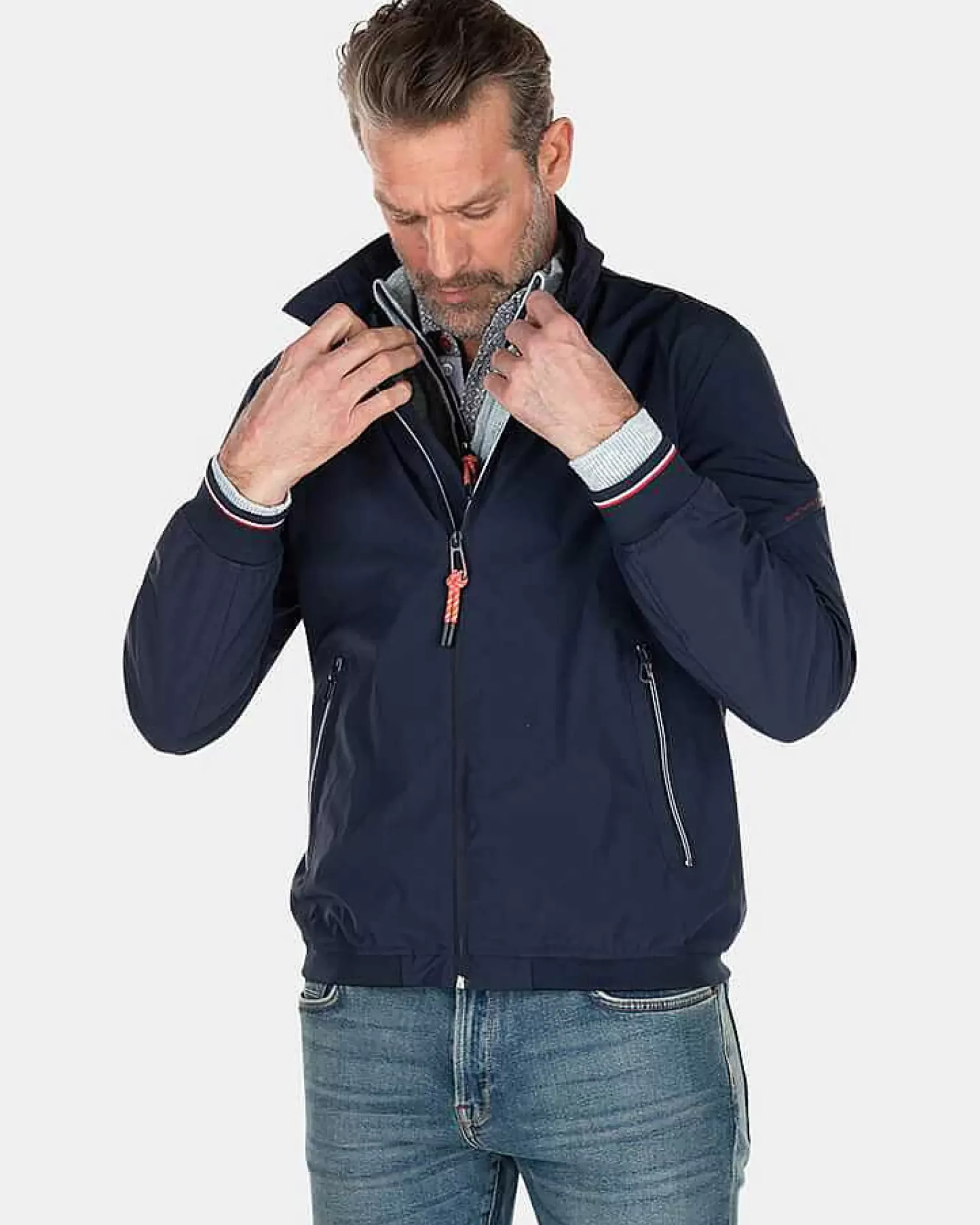 NZA New Zealand Auckland Jassen|Windproof Bomberjack-Traditional Navy