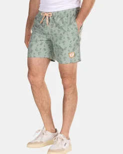 NZA New Zealand Auckland Broeken|Zwembroek Met Print-Mellow Army